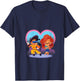 Disney A Goofy Movie Cute Valentine’s Day Max & Roxanne V-Neck T-Shirt - T-Shirt | Navy