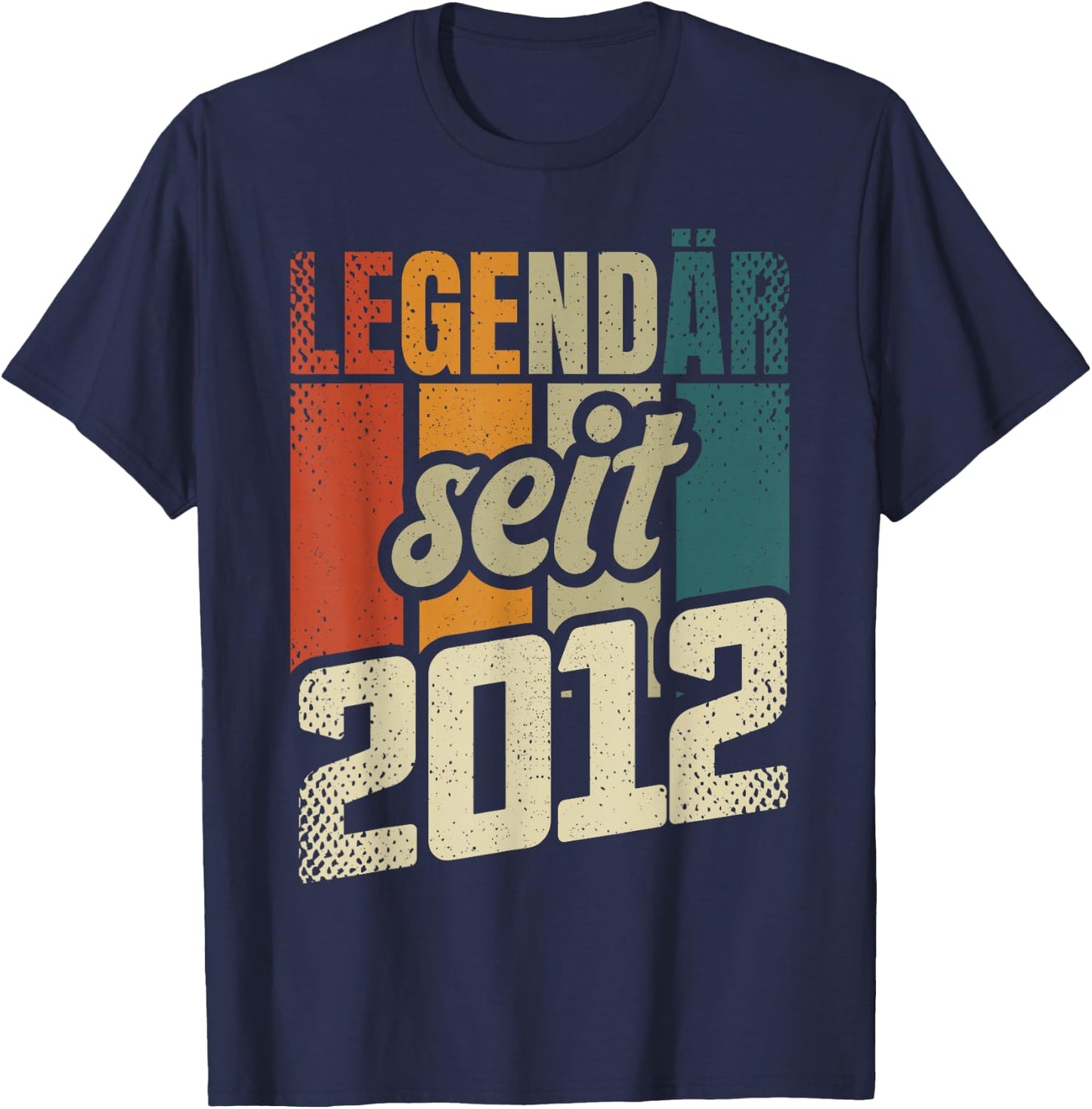 14. Geburtstag Junge Mädchen 14 Jahre 2012 Geschenk Lustig T-Shirt - T-Shirt | Navy