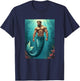 LGBTQ Transgender Gay Muscle Daddy Mermaid Gay Merman T-Shirt - T-Shirt | Navy