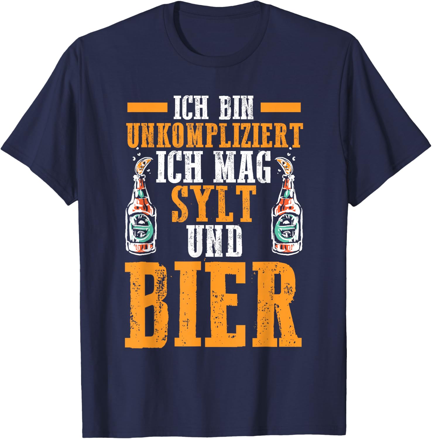 Nordsee Bier Sylt T-Shirt - T-Shirt | Navy