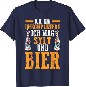 Nordsee Bier Sylt T-Shirt - T-Shirt | Navy