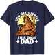 You Bet Giraffe I'm an great Dad Son Father's Day Giraffe T-Shirt - T-Shirt | Navy