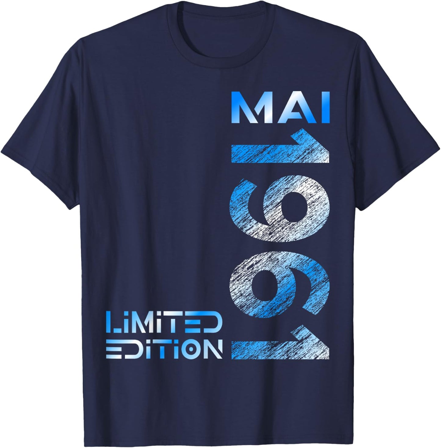 Limited Edition Mai 1961 Mann Frau 65. Geburtstag T-Shirt - T-Shirt | Navy
