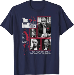 The Godfather Make Him An Offer He Can't Refuse Movie Poster T-Shirt - T-Shirt | Navy