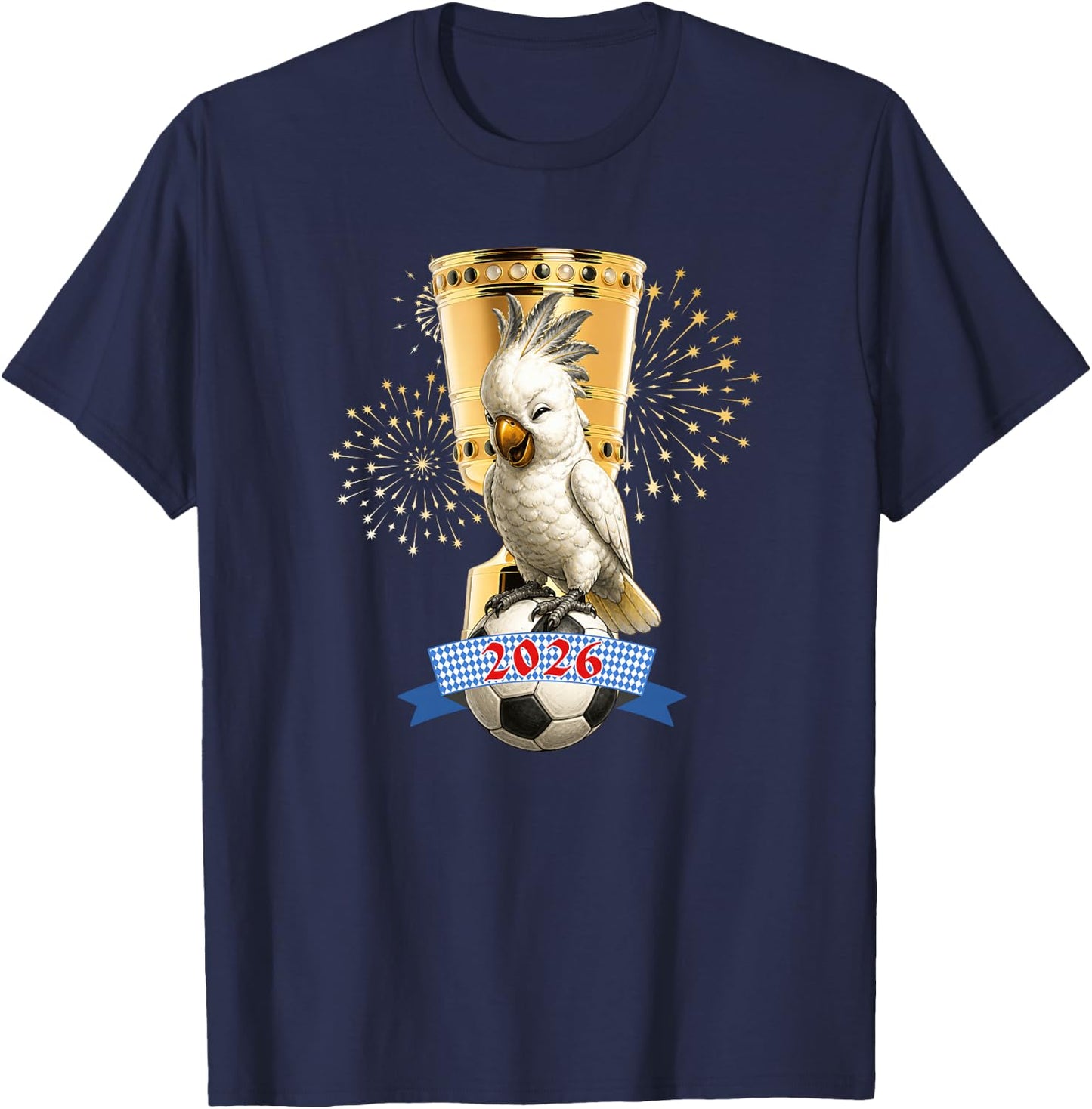 Kakadu für Fans von süßen Maskottchen Premium T-Shirt - T-Shirt | Navy
