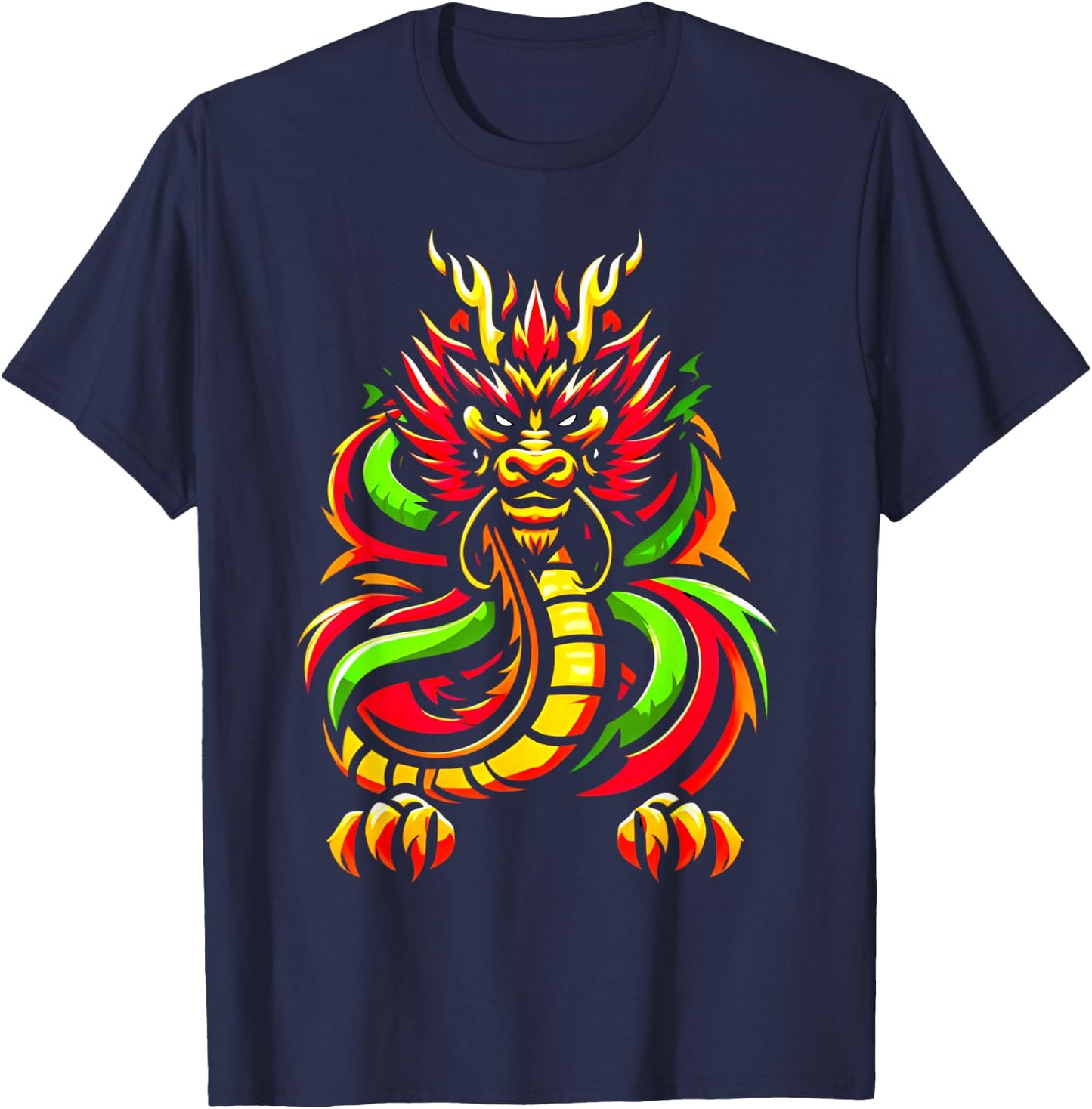 Dragon’s Fury – Light It Up T-Shirt - T-Shirt | Navy