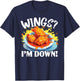 Buffalo Wings Foodie American Food Lover Chicken Wings T-Shirt - T-Shirt | Navy