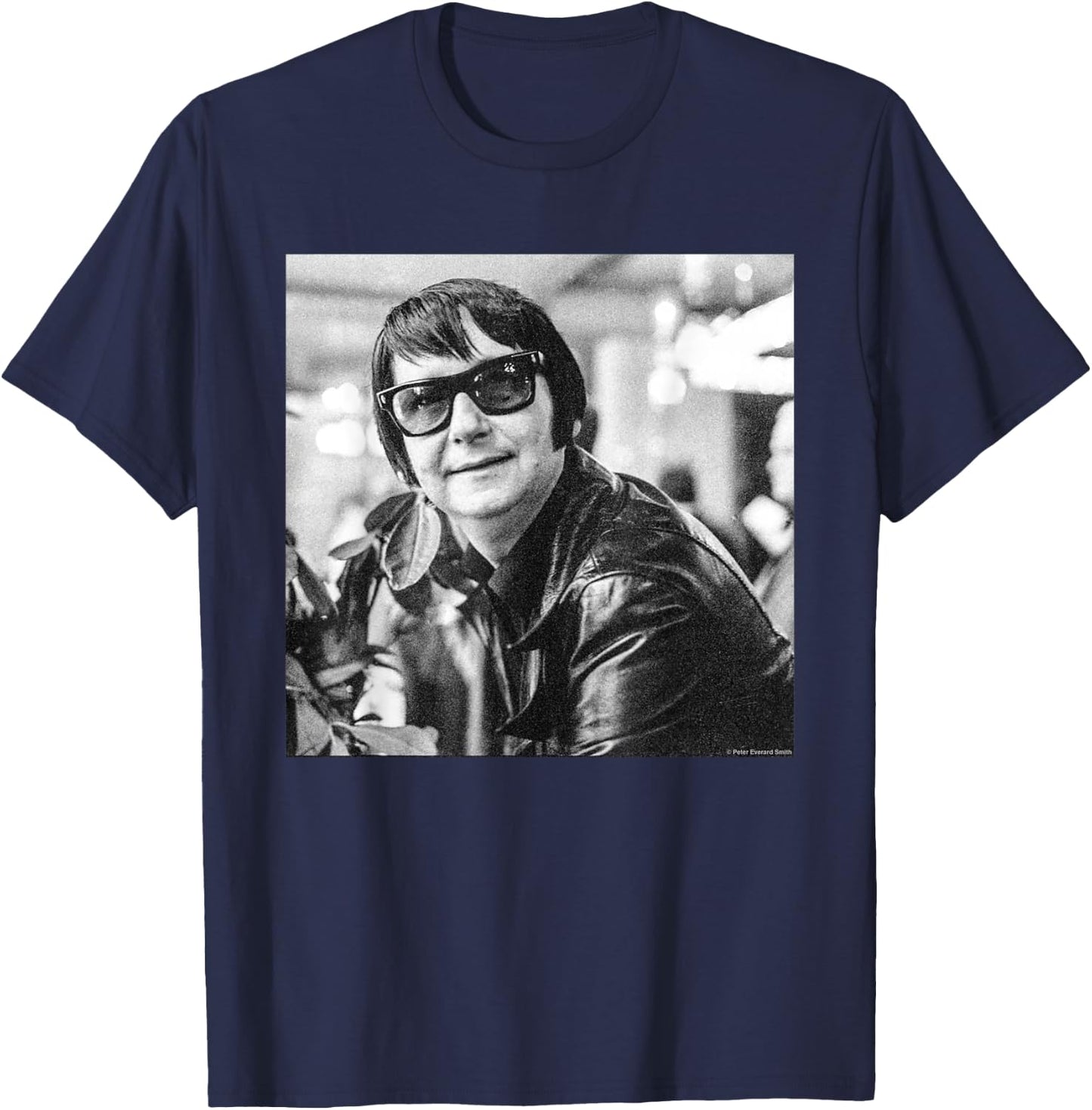 Roy Orbison Photo By Everard Smith T-Shirt - T-Shirt | Navy