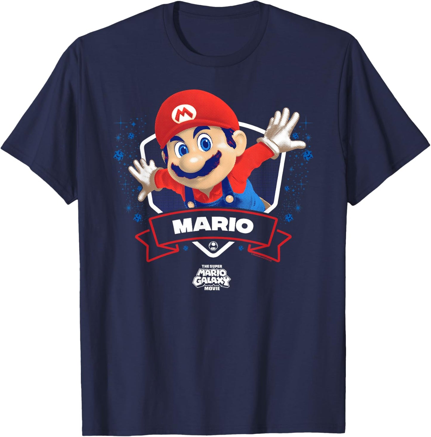 The Super Mario Galaxy Movie Mario Champion T-Shirt - T-Shirt | Navy