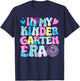 In My Kindergarten Era Girls Boys Teacher Back to School T-Shirt - T-Shirt | Navy
