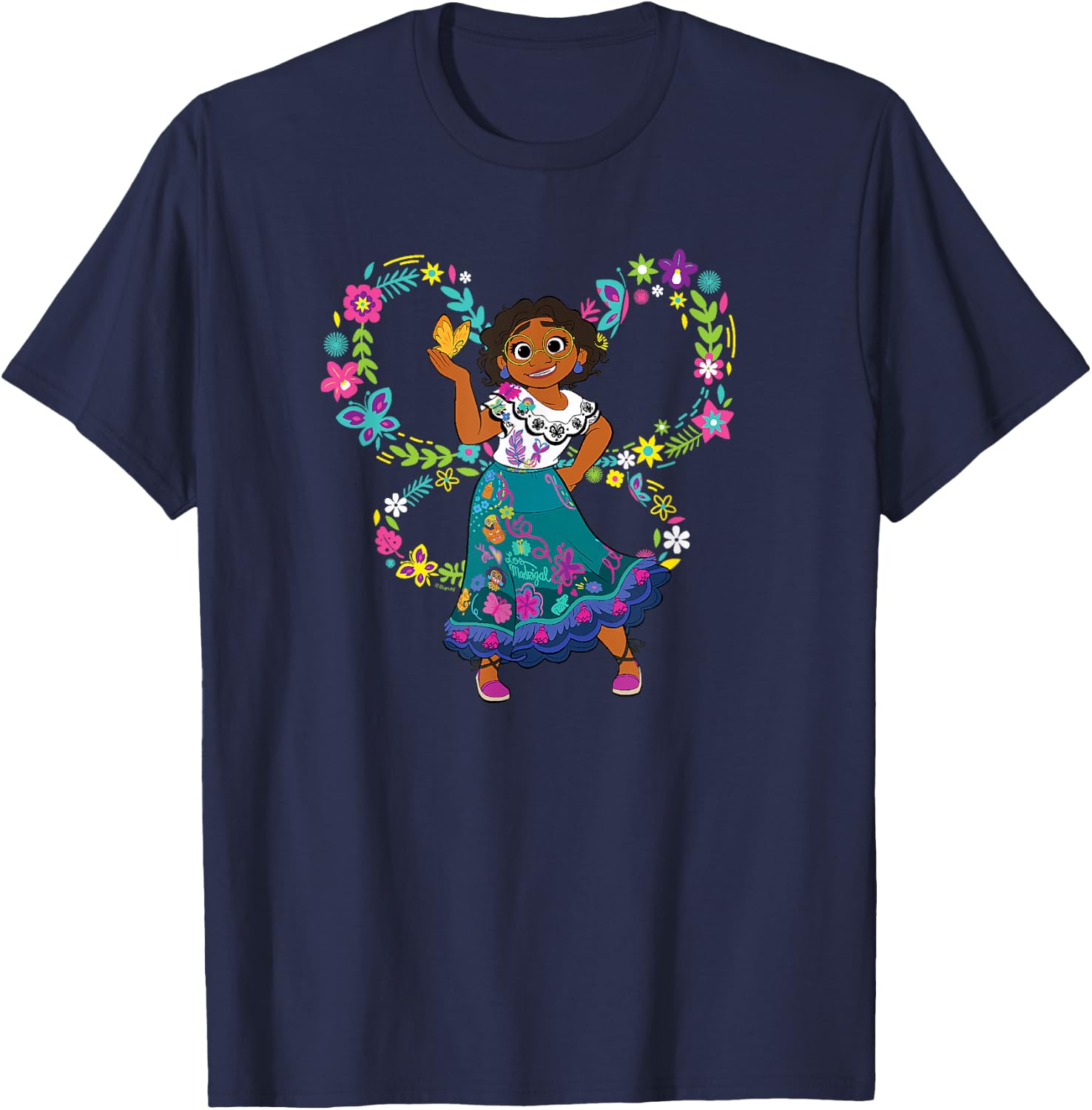 Encanto - Mirabel Butterfly Wings T-Shirt - T-Shirt | Navy
