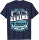 It's A LEVINE Thing You Wouldn't Understand Name Vintage T-Shirt - T-Shirt | Navy