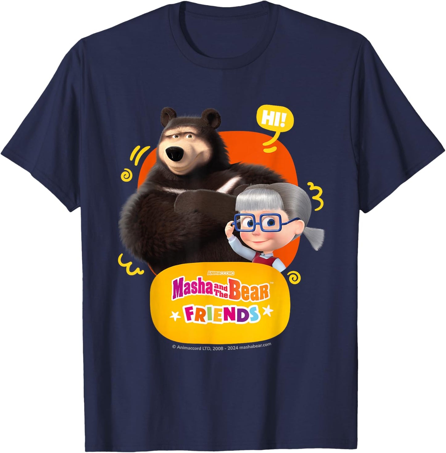 Friends. Hello there! T-Shirt - T-Shirt | Navy
