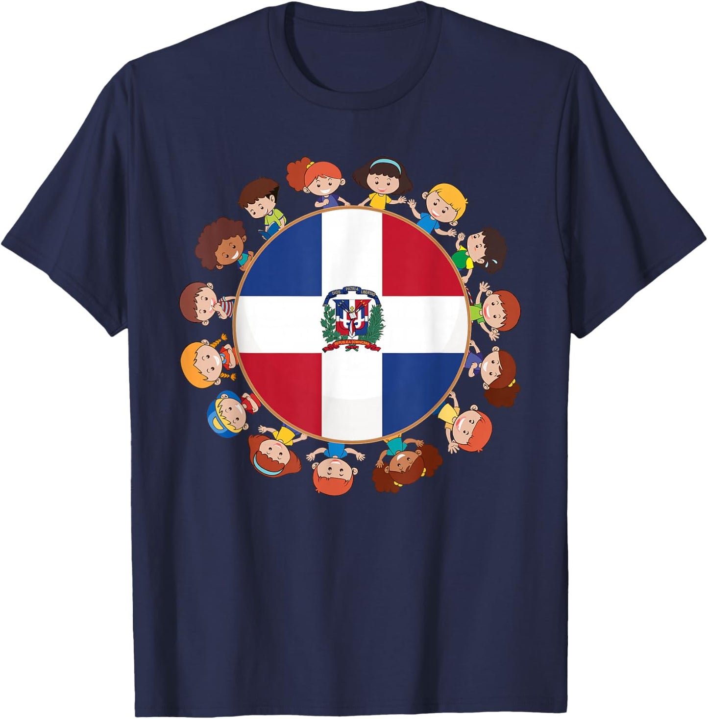 Dominican Republic Hispanic Heritage Month Dominicana Kids T-Shirt - T-Shirt | Navy