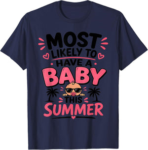 Funny Astrology Pregnancy Announcement Retro Mom-to-Be Desig T-Shirt - T-Shirt | Navy