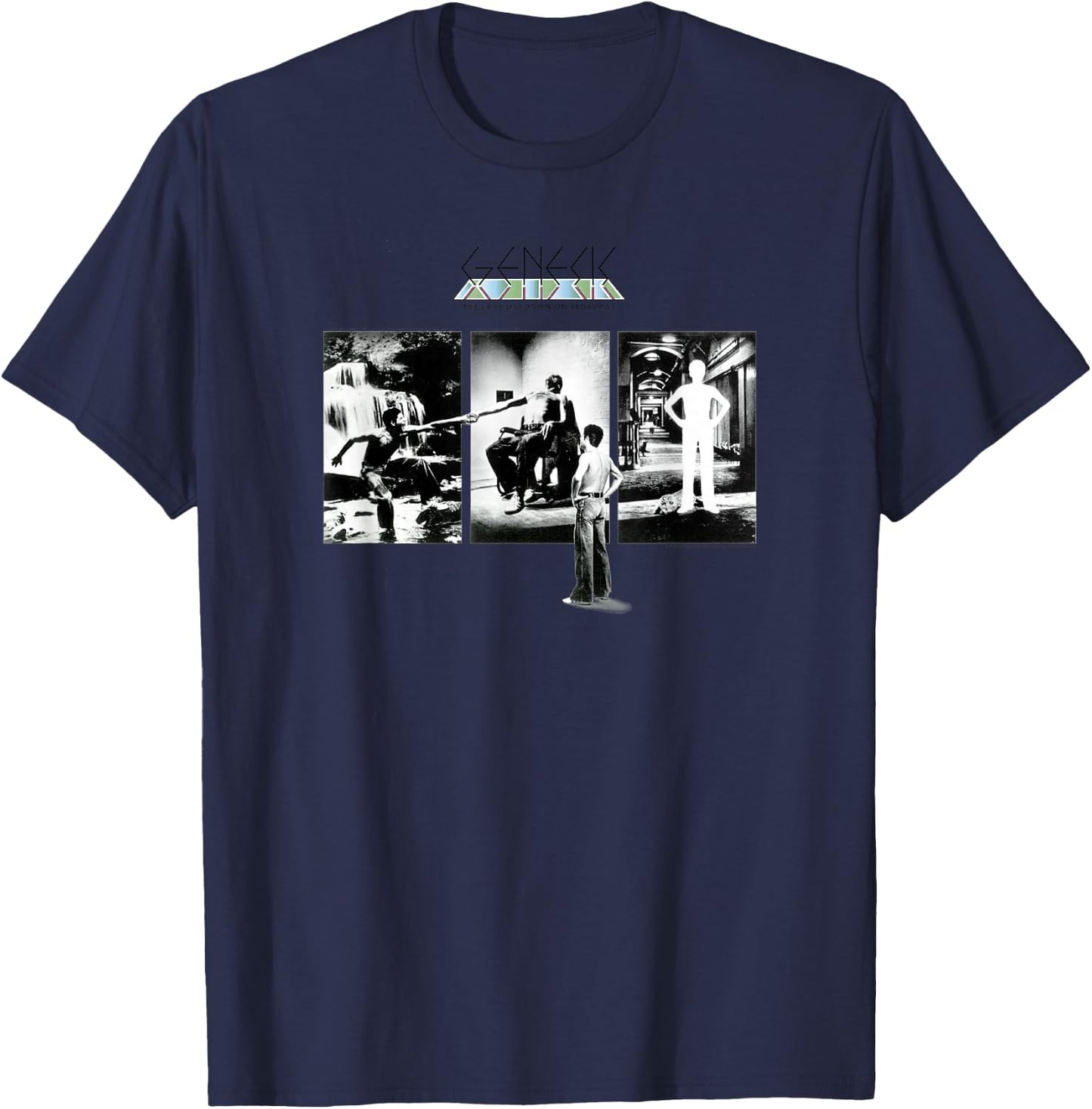 Genesis The Lamb Lies Down on Broadway T-Shirt - T-Shirt | Navy