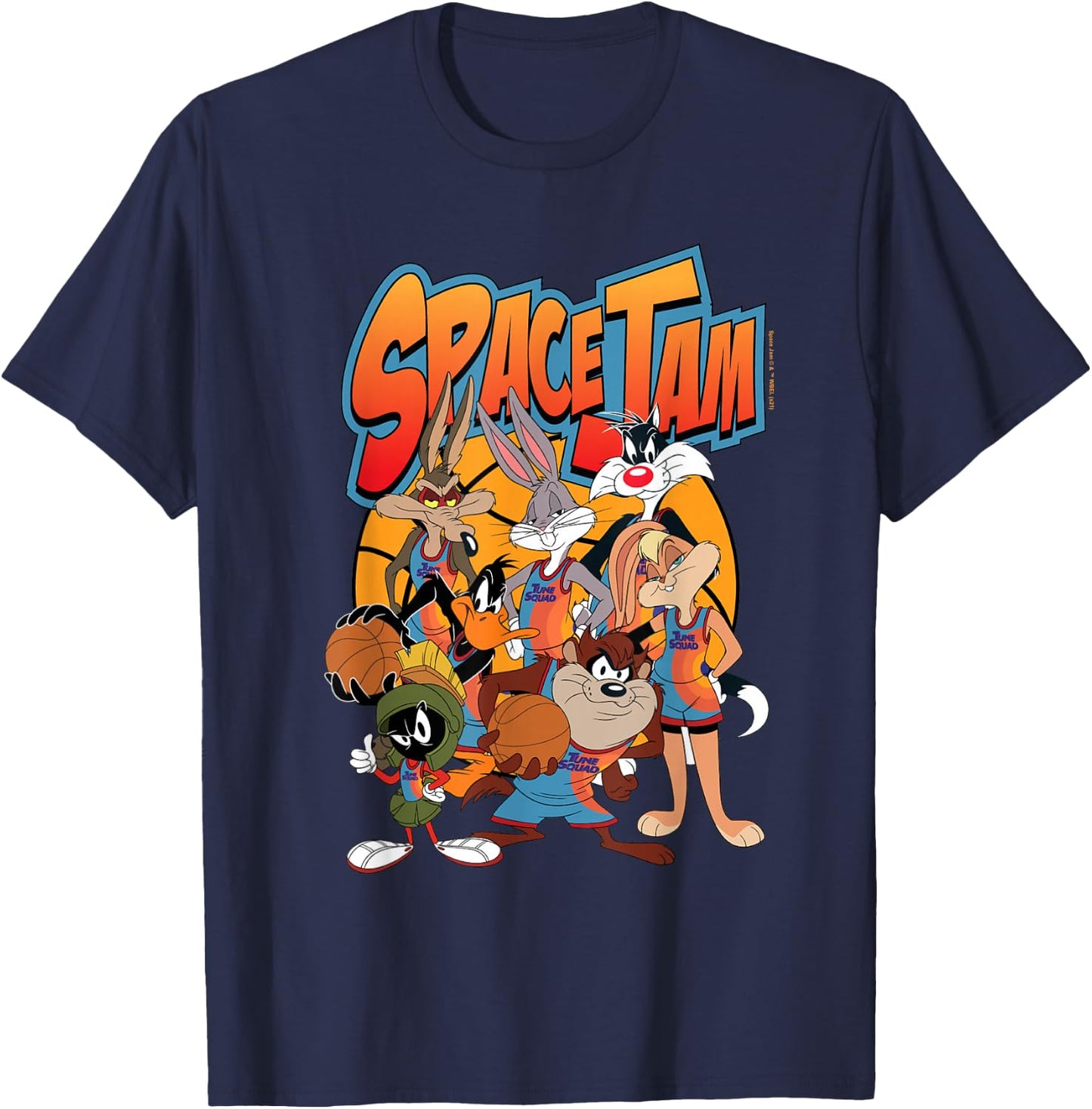 Space Jam Characters T-Shirt - T-Shirt | Navy