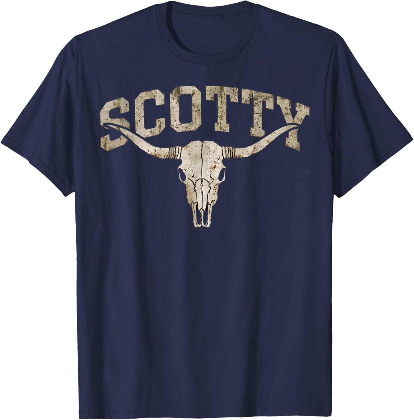 Vintage Classic Scotty Name Gift Women T-Shirt - T-Shirt | Navy