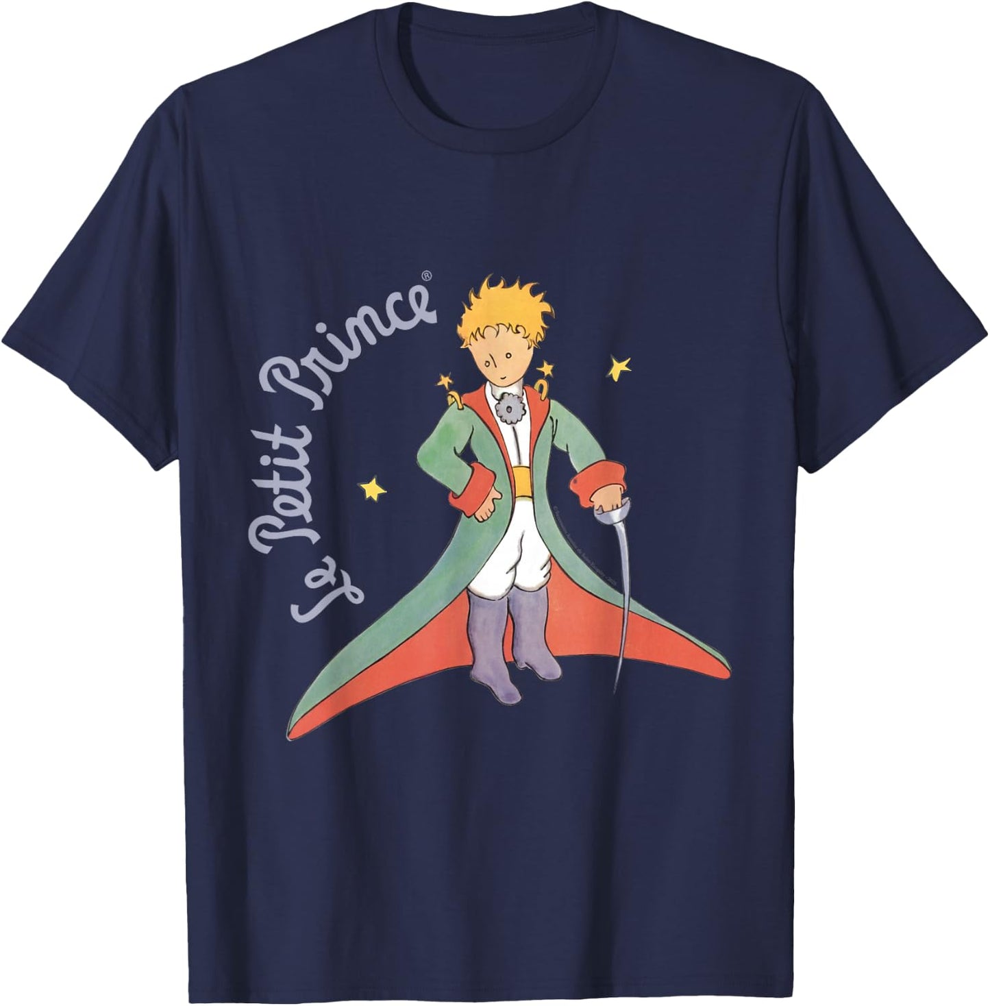 Le Petit Prince Classic Art Stars Adventure T-Shirt - T-Shirt | Navy