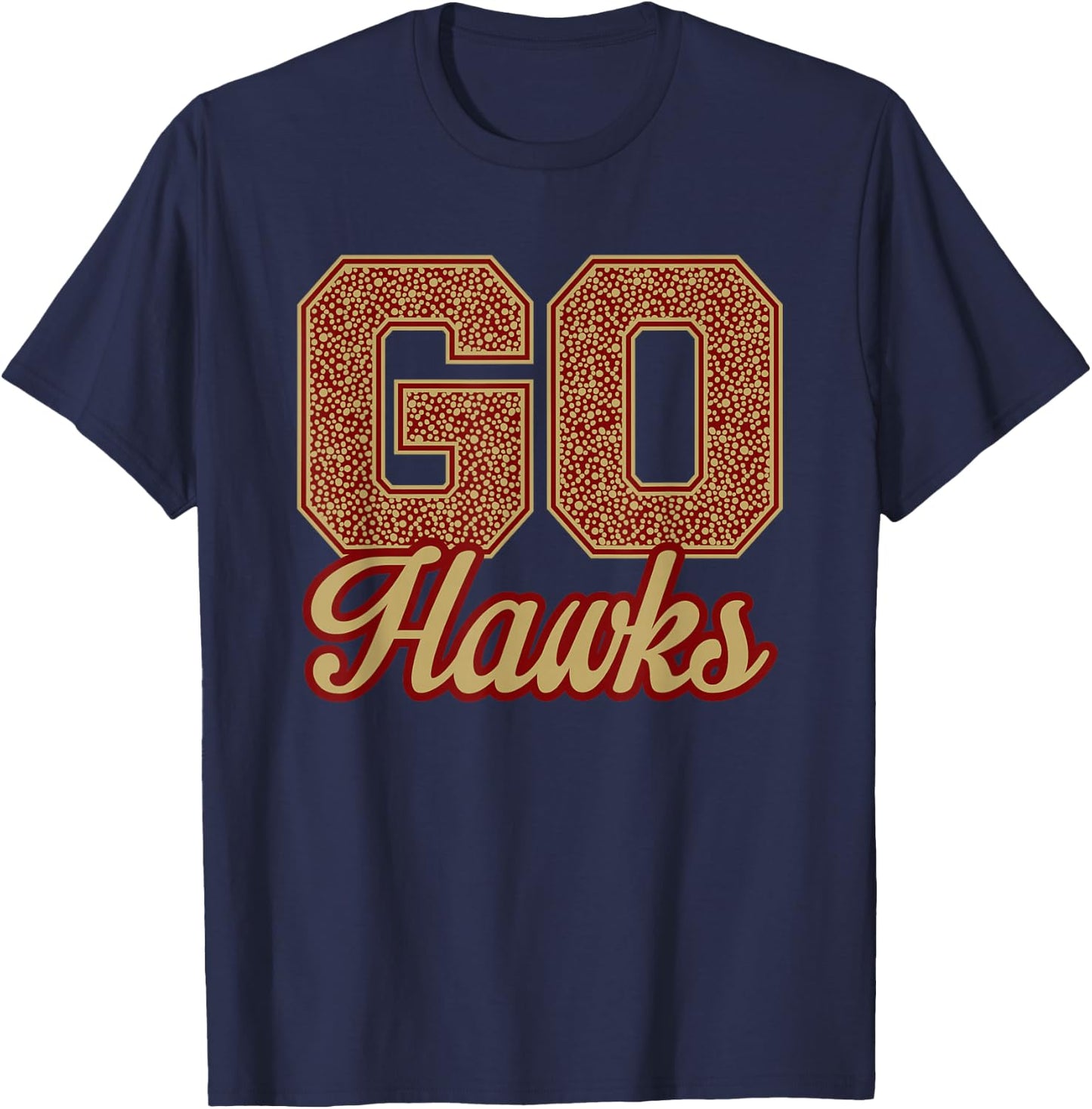 Mill Creek Hawks GO! School Pride T-Shirt - T-Shirt | Navy