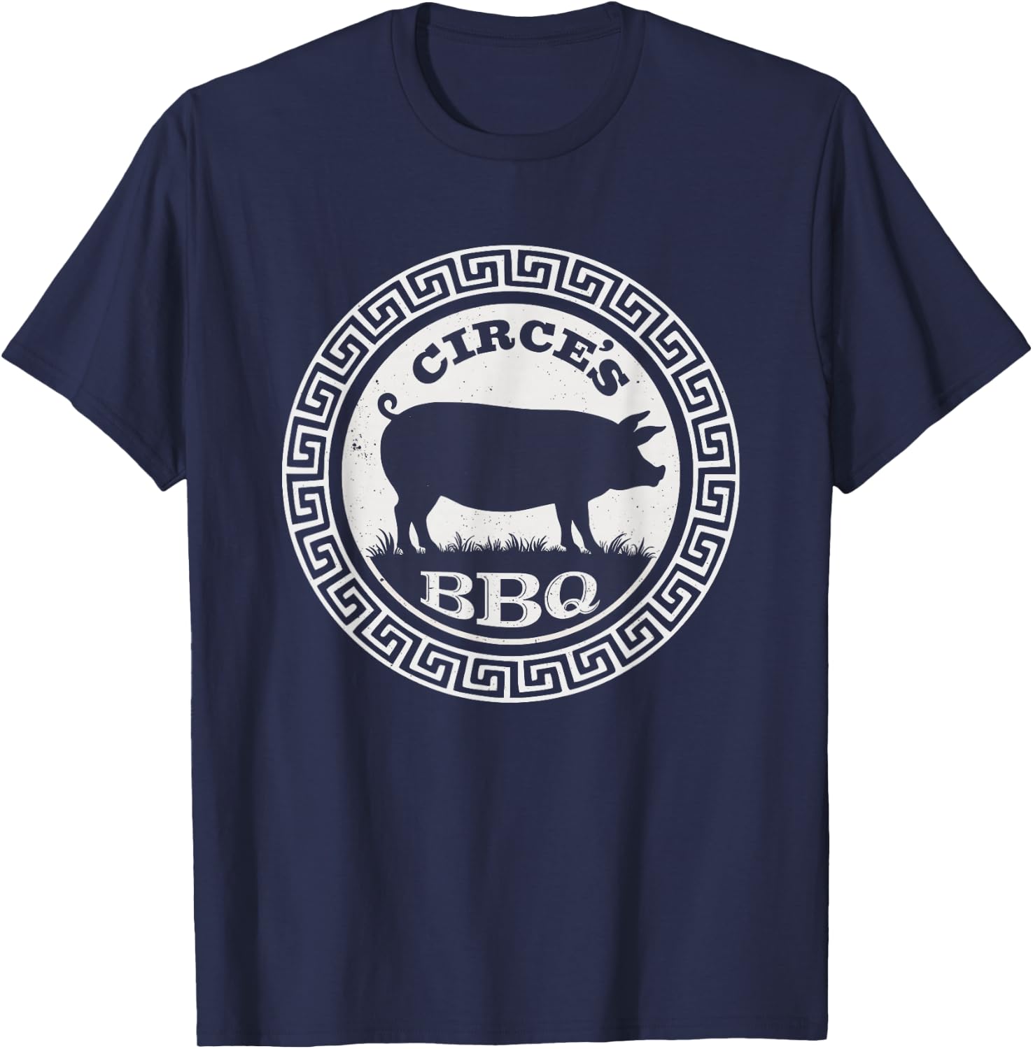 Circe's BBQ Funny Greek Mythology the Odyssey T-Shirt - T-Shirt | Navy