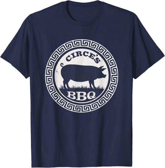 Circe's BBQ Funny Greek Mythology the Odyssey T-Shirt - T-Shirt | Navy