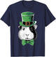 Green Guinea pig shamrock on St Patricks Day Guinea pig T-Shirt - T-Shirt | Navy