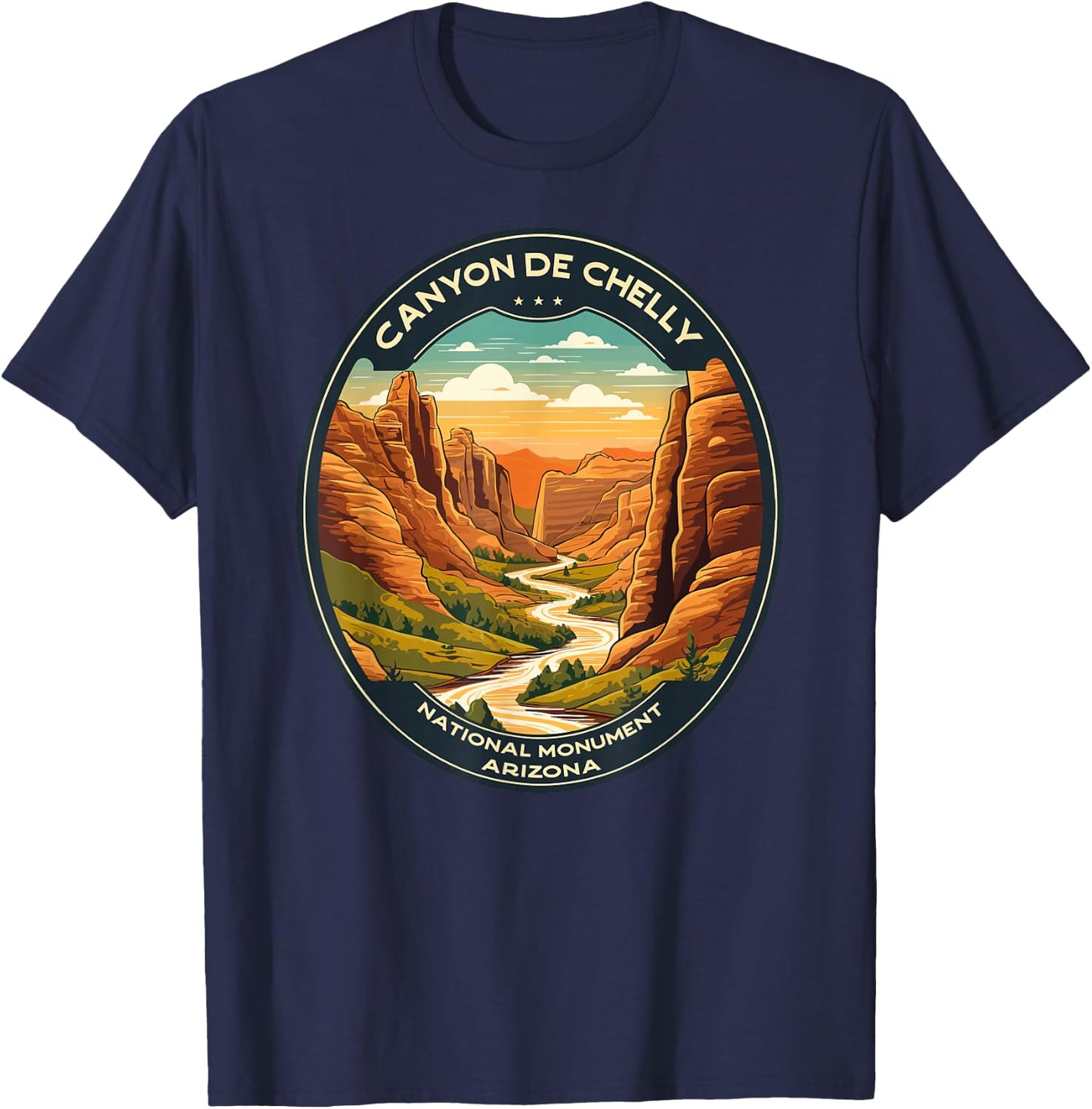 Canyon de Chelly National Monument Arizona T-Shirt - T-Shirt | Navy
