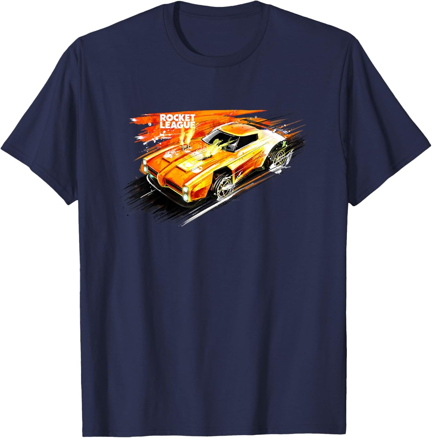 Kids Rocket League Dominus Fire Kids , Blue, 2 T-Shirt - T-Shirt | Navy