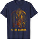 Aztec Warrior King Mexican Native Art Mayans T-Shirt - T-Shirt | Navy