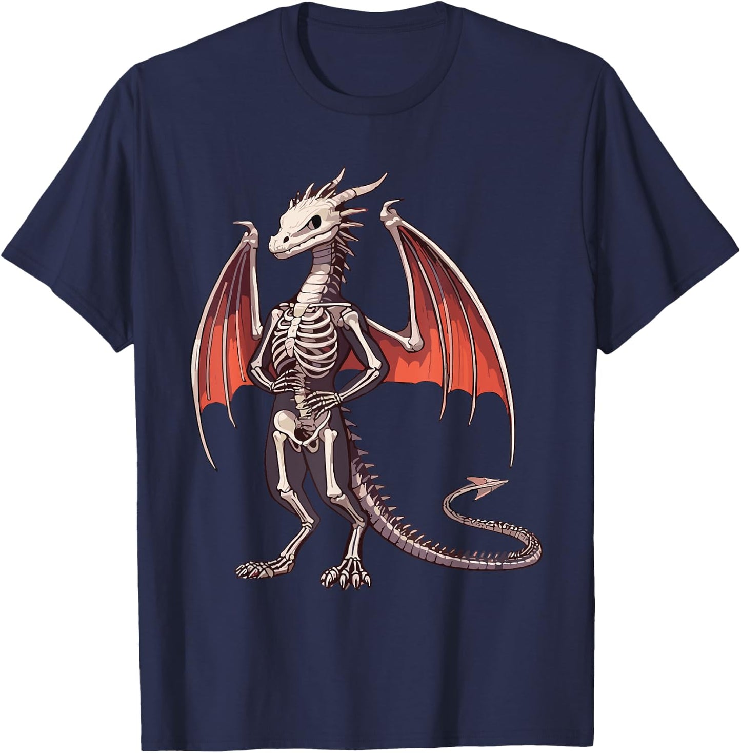 X-ray Dragon Body Anatomy Radiography Skeleton T-Shirt - T-Shirt | Navy