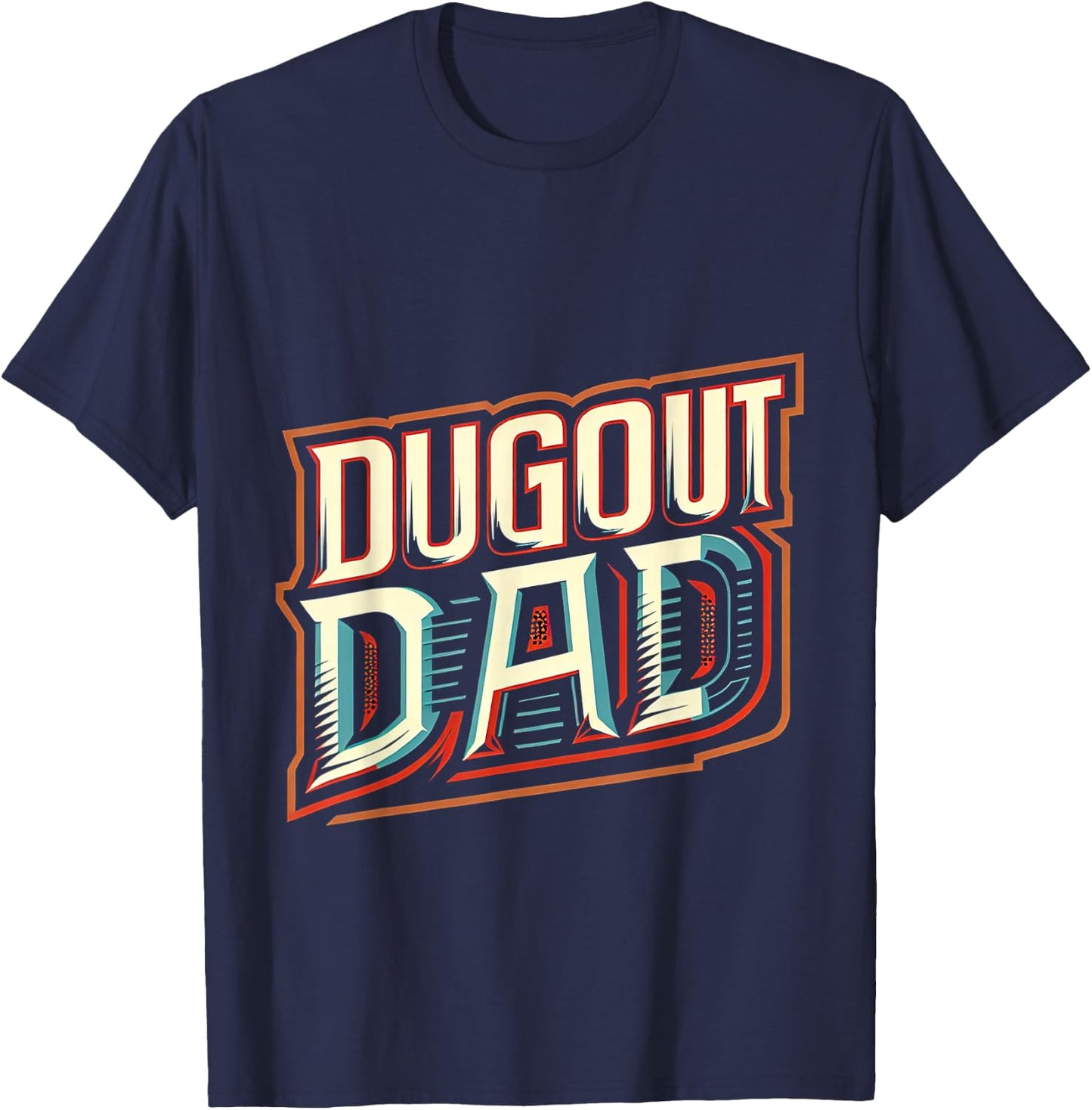 Dugout Dad T-Shirt - T-Shirt | Navy