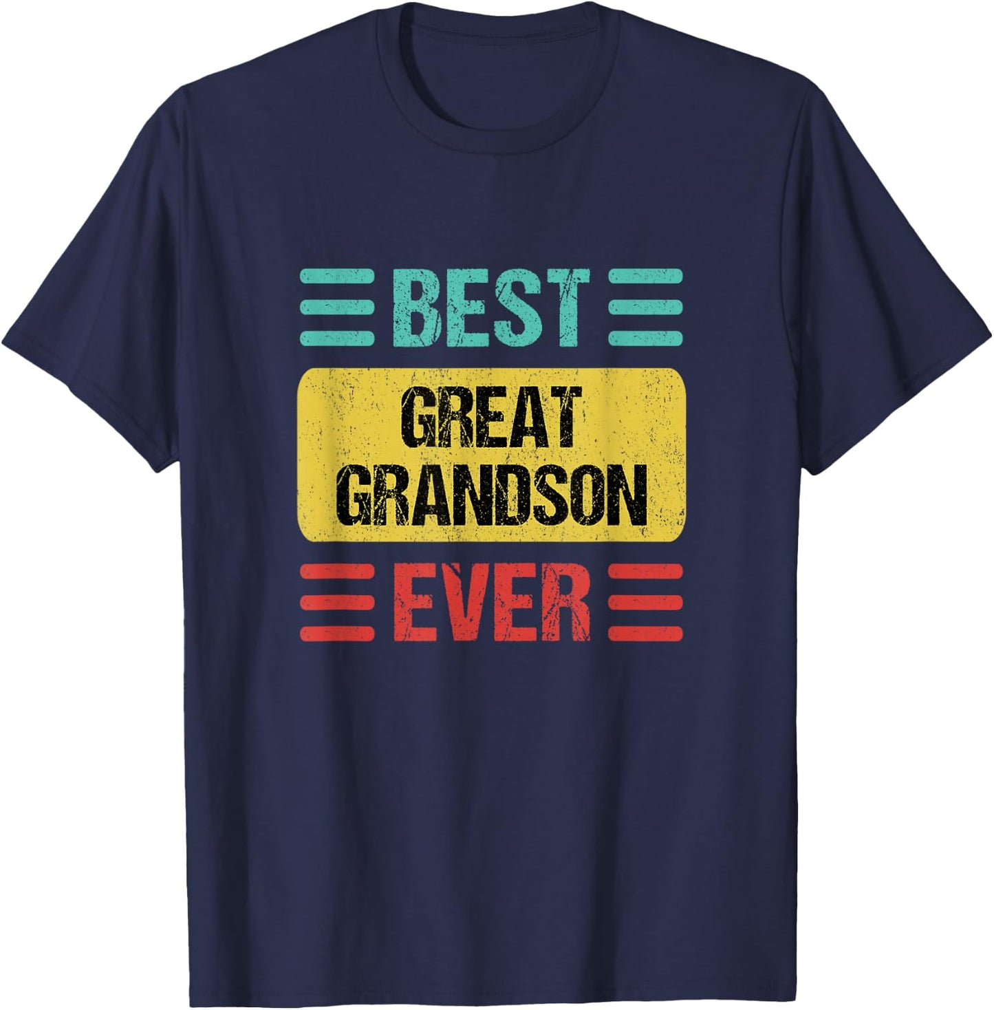 Great Grandson T-Shirt - T-Shirt | Navy