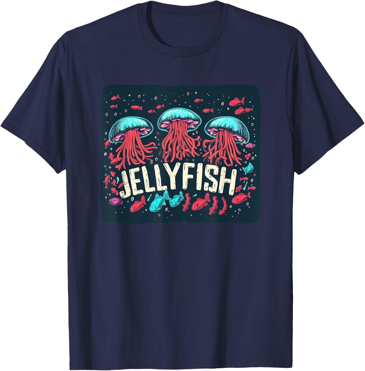 Pretty colorful Jellyfish Costume for Boys and Girls T-Shirt - T-Shirt | Navy