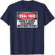 Real Men Don't Need Assembly Instructions Funny Distressed T-Shirt - T-Shirt | Navy