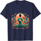 Yoga Meditation and Pilates , Blue T-Shirt - T-Shirt | Navy