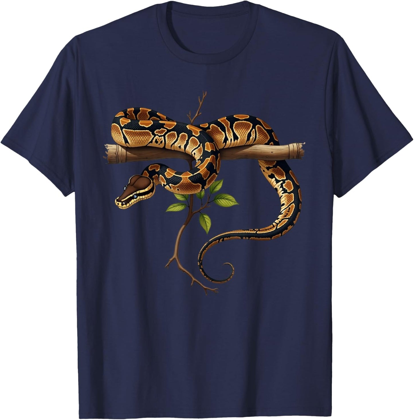 Ball Python Lover Reptile Keeper Snake Owner T-Shirt - T-Shirt | Navy