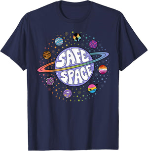 I Am A Safe Person Safe Space LGBTQ Ally Gay Pride Monat T-Shirt - T-Shirt | Navy