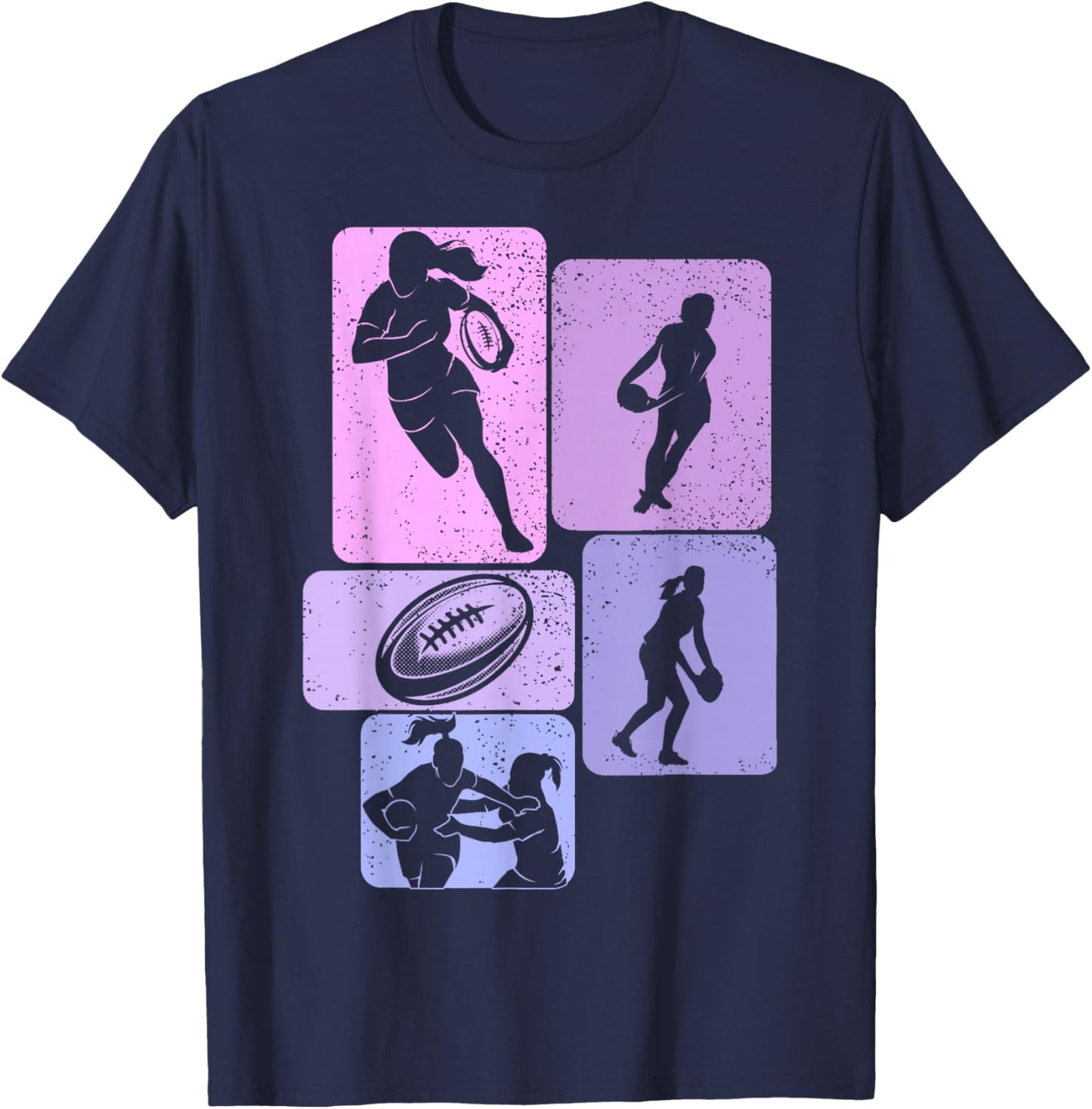 Rugby Girl Women's , Black, S T-Shirt - T-Shirt | Navy
