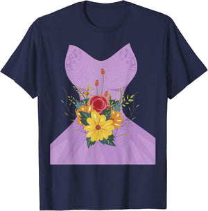 Simple Wedding Dress Gift Bridal Showers Gift T-Shirt - T-Shirt | Navy