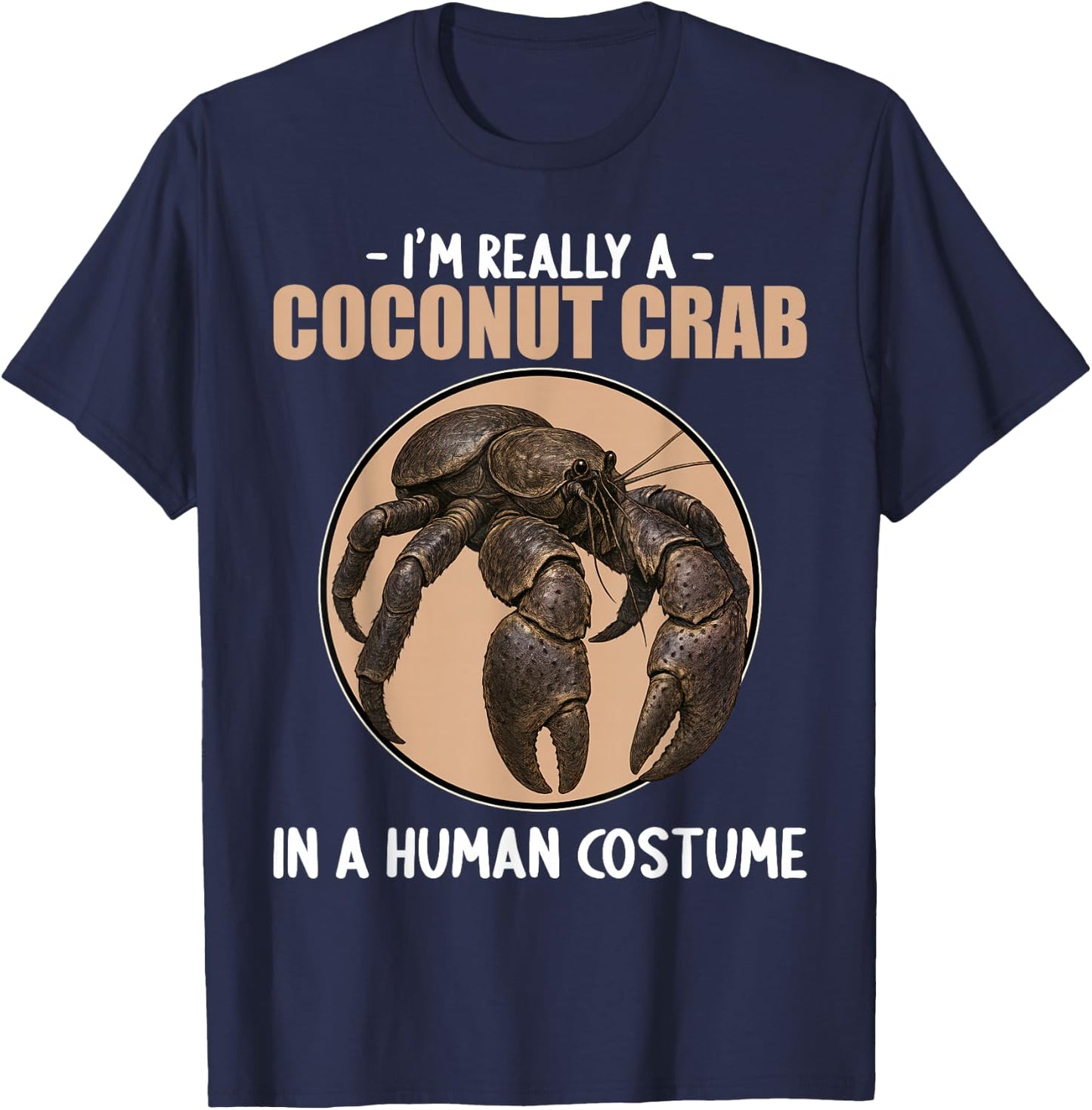 Coconut Crabs Coconut Crab T-Shirt - T-Shirt | Navy