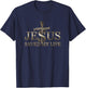 Jesus Christ Saved My Life Gift Men T-Shirt - T-Shirt | Navy