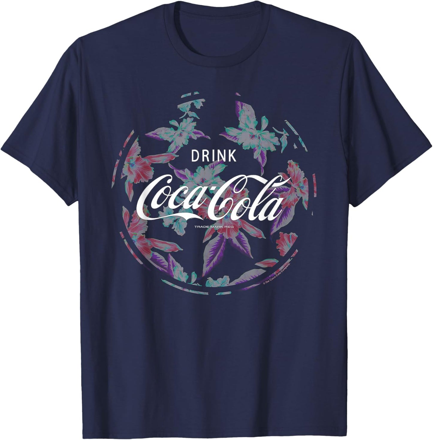 Coca Cola Tropical Coke T-Shirt - T-Shirt | Navy