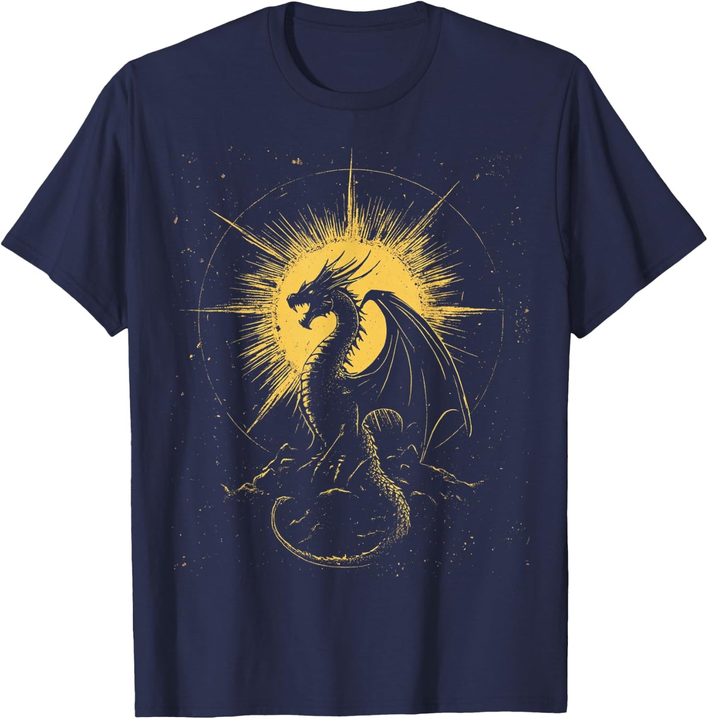 Vintage Dragon T-Shirt - T-Shirt | Navy