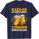 Biertrinker Trinken Bier Geschenkideen & Designs Herren & Damen Schwarz Kurzarm Radler Ist Kein Alkohol Sondern Bierquälerei Bier Party T-Shirt - T-Shirt | Navy
