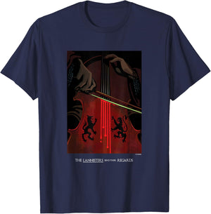 Game Of Thrones The Lannisters Send Their Regards Poster T-Shirt - T-Shirt | Navy