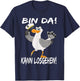 Captain Seagull Baltic Sea North Sea Holiday Bin Da Kann Losgehen , black, s T-Shirt - T-Shirt | Navy