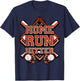 Black and orange baseball t shirt for boy men mom youth T-Shirt - T-Shirt | Navy