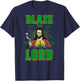 CBD Cannabis Jesus Shirt Blaze The Lord Funny AF 420 Weed T-Shirt - T-Shirt | Navy