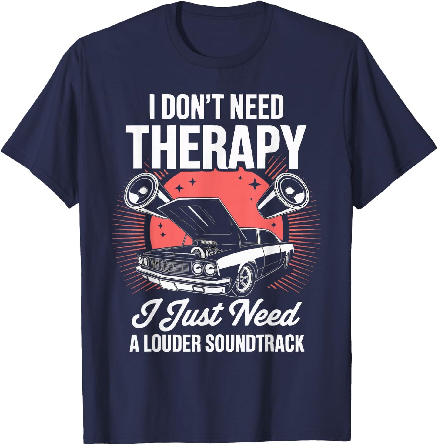 Car Audio Installer Car Sterio Bass Amp Profession Music T-Shirt - T-Shirt | Navy